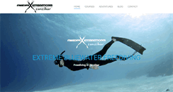 Desktop Screenshot of extremebluewaterfreediving.com