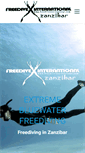 Mobile Screenshot of extremebluewaterfreediving.com
